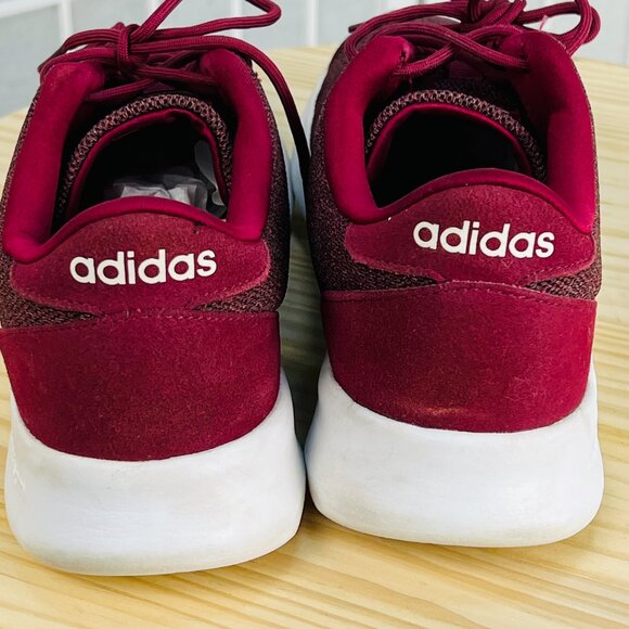 Adidas Cloudfoam QT Racer Running Women's Shoes - Maroon/White - Picture 8 of 10